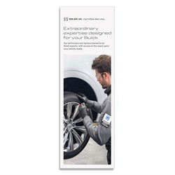 4' X 12' Buick Certified Service Technician Tension Graphic Insert